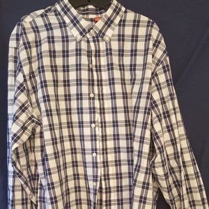Izod Plaid Button Down